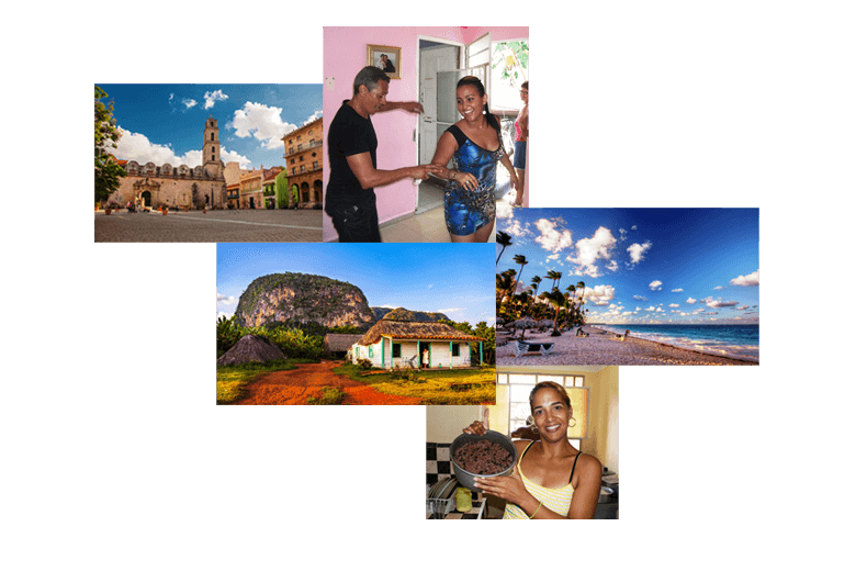 Viajes a Cuba Cuba collage de fotos