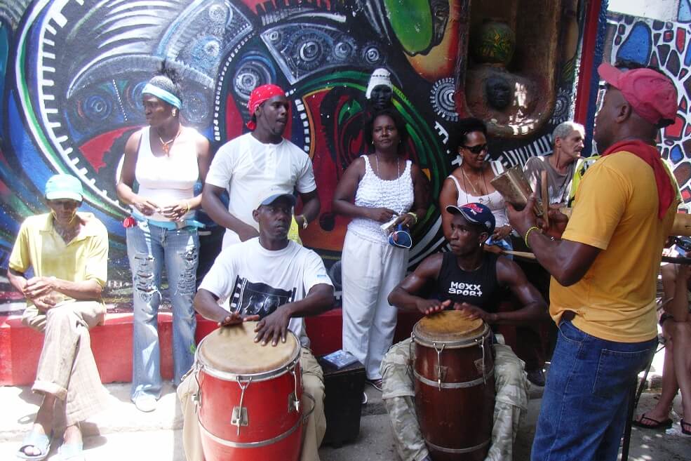 Ceremonia de la Religion Yoruba en Cuba