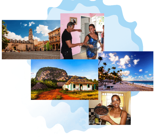 collage de Cuba Agencia de viajes a Cuba collage de Cuba Agencia de viajes a Cuba